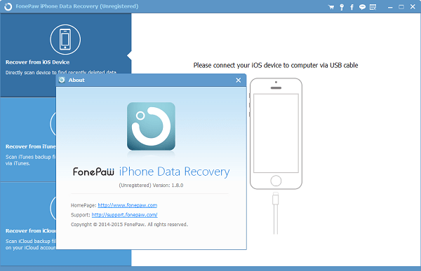 FonePaw iPhone Data Recovery 8.8.0 Crack With Registration Code
